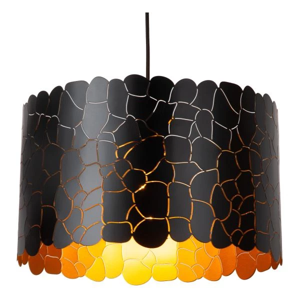 Lucide ALMELO - Pendant light - Ø 40 cm - 1xE27 - Black - detail 1